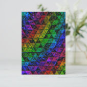 Pride Glass Einladung (Stehend Vorderseite)