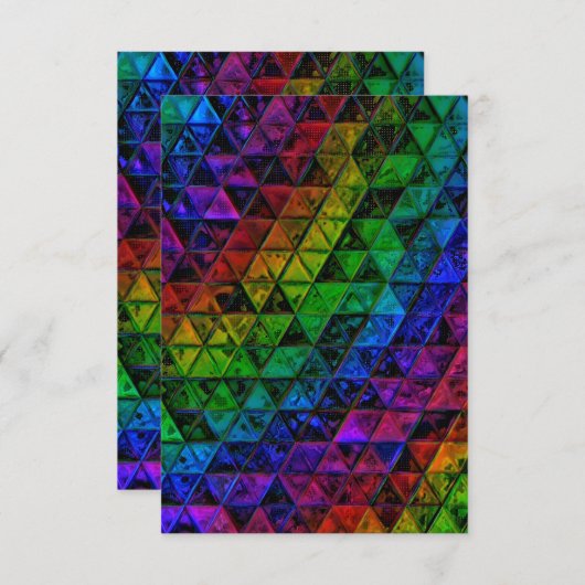 Pride Glass Einladung (Vorne/Hinten)