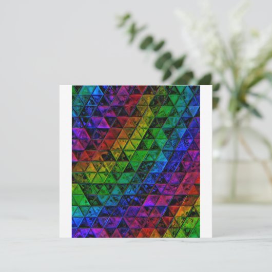 Pride Glass Einladung (Stehend Vorderseite)