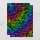 Pride Glass Einladung (Vorne/Hinten)