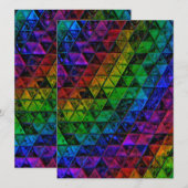 Pride Glass Einladung (Vorne/Hinten)