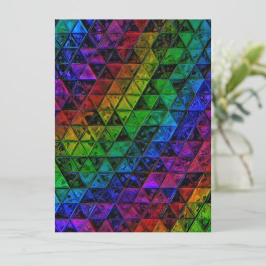 Pride Glass Einladung (Stehend Vorderseite)