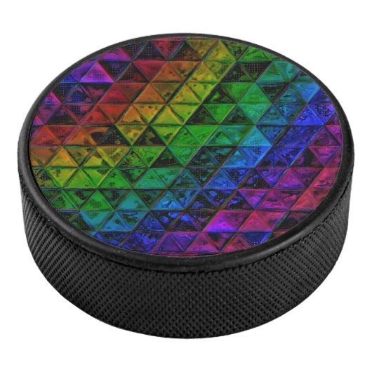 Pride Glass Eishockey Puck (3/4)