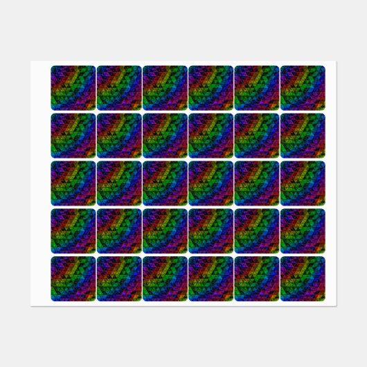 Pride Glass Etiketten (Blatt)