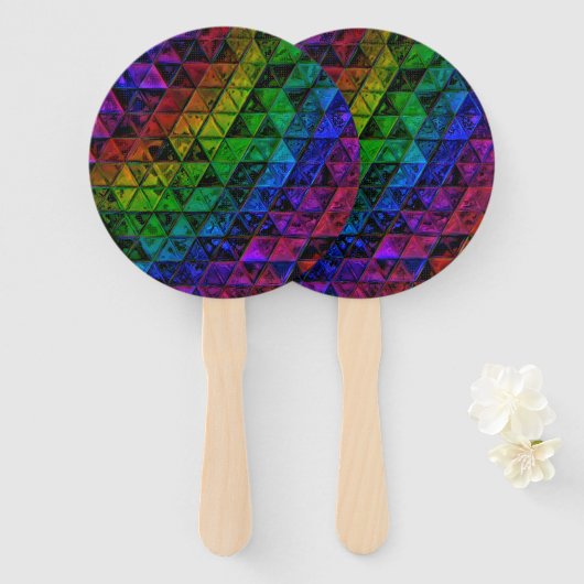 Pride Glass Fächer (Vorne und Hinten)