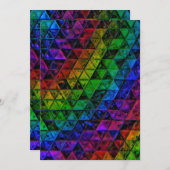 Pride Glass Feiertagskarte (Vorne/Hinten)