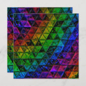 Pride Glass Feiertagskarte (Vorne/Hinten)