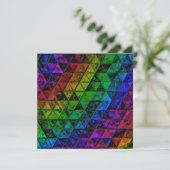 Pride Glass Feiertagskarte (Stehend Vorderseite)