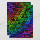 Pride Glass Feiertagskarte (Vorne/Hinten)