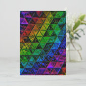 Pride Glass Feiertagskarte (Stehend Vorderseite)