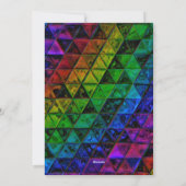 Pride Glass Feiertagskarte (Rückseite)