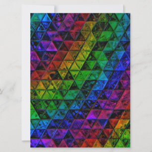 Pride Glass Feiertagskarte