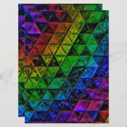 Pride Glass Feiertagskarte (Vorne/Hinten)