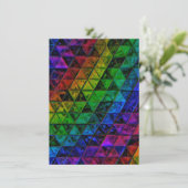 Pride Glass Feiertagskarte (Stehend Vorderseite)