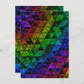 Pride Glass Feiertagskarte (Vorne/Hinten)