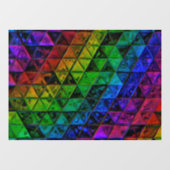 Pride Glass Fensteraufkleber (Blatt)