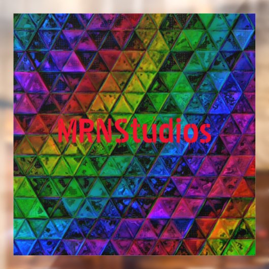 Pride Glass Fensteraufkleber (Blatt 2)