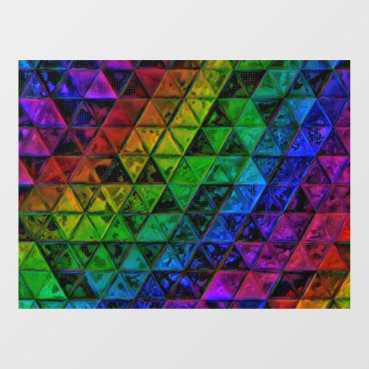 Pride Glass Fensteraufkleber (Blatt)