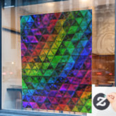 Pride Glass Fensteraufkleber (Café-Fenster)