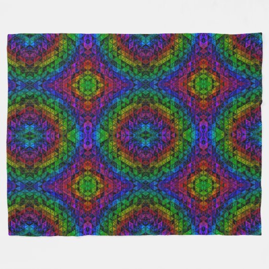 Pride Glass Fleecedecke (Vorderseite (Horizontal))