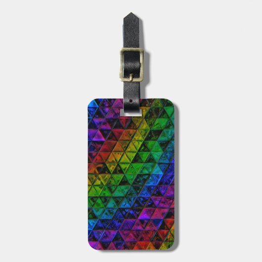 Pride Glass Gepäckanhänger (Vorderseite vertikal)