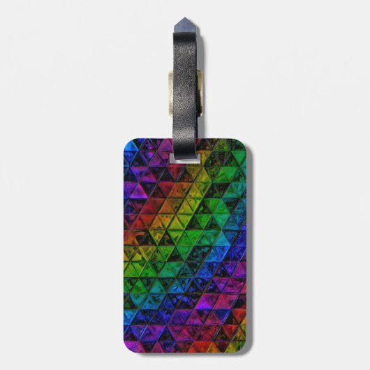 Pride Glass Gepäckanhänger (Rückseite vertikal)