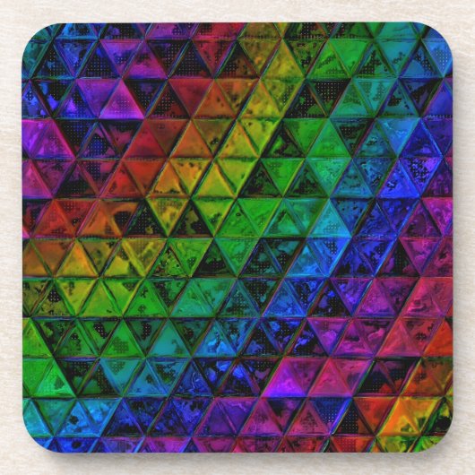 Pride Glass Getränkeuntersetzer (Vorderseite)