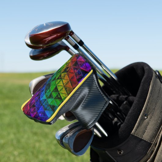 Pride Glass Golf Headcover (In Situ)