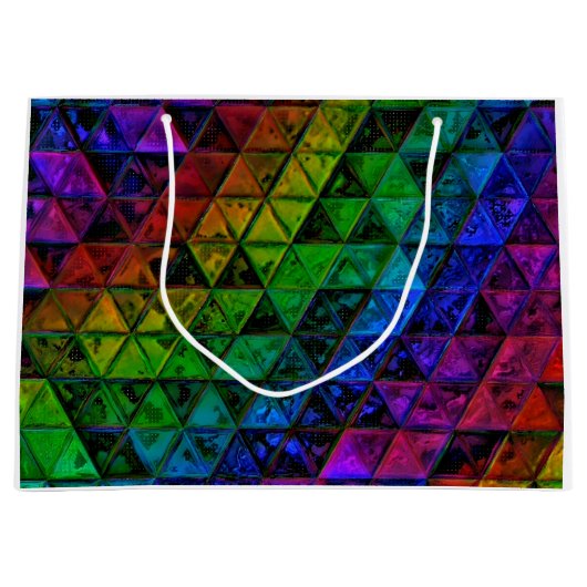 Pride Glass Große Geschenktüte (Vorderseite)