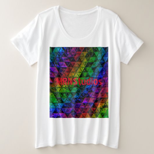 Pride Glass Große Größe T-Shirt (Design vorne)