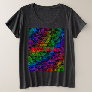 Pride Glass Große Größe T-Shirt