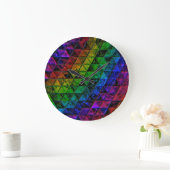 Pride Glass Große Wanduhr (Zuhause)