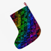 Pride Glass Großer Weihnachtsstrumpf (Rückseite (Hängend))