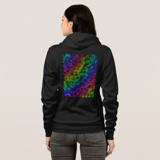 Pride Glass Hoodie (Schwarz voll)