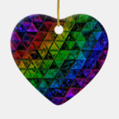 Pride Glass Keramik Ornament (Hinten)