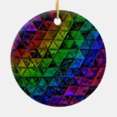 Pride Glass Keramik Ornament (Hinten)