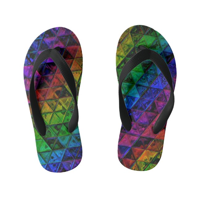 Pride Glass Kinderbadesandalen (Fußbett)