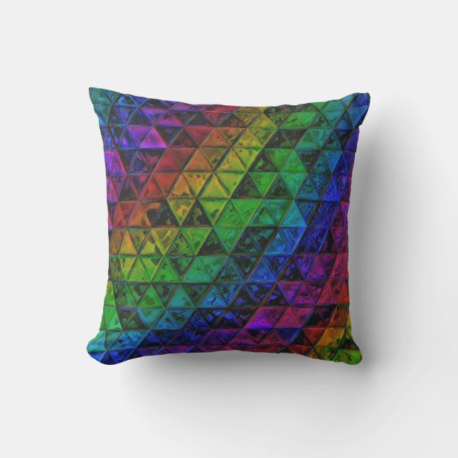 Pride Glass Kissen (Vorderseite)