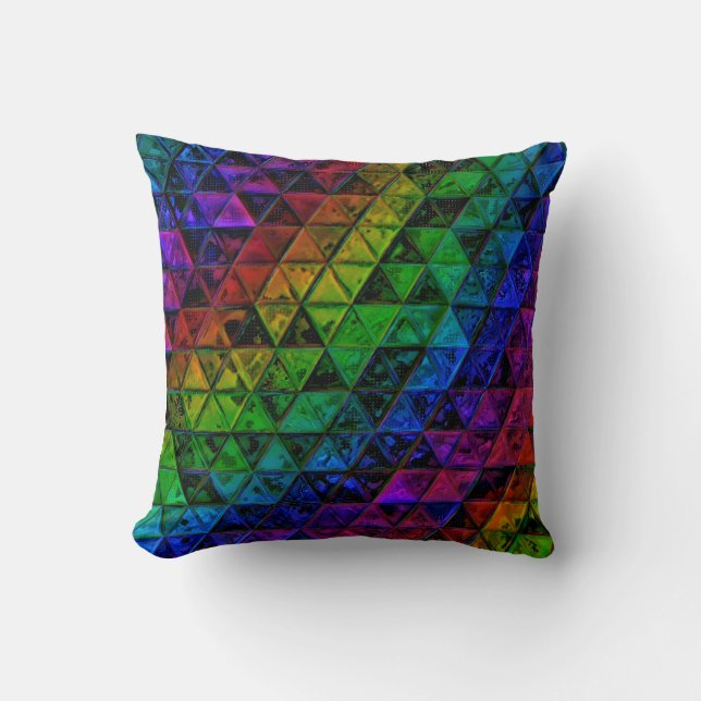 Pride Glass Kissen (Vorderseite)