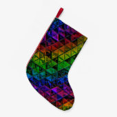 Pride Glass Kleiner Weihnachtsstrumpf (Vorderansicht (hängend))