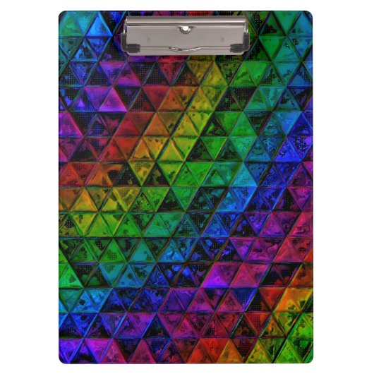 Pride Glass Klemmbrett (Vorderseite)