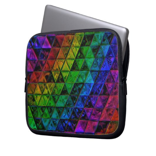 Pride Glass Laptopschutzhülle (Vorderseite Links)