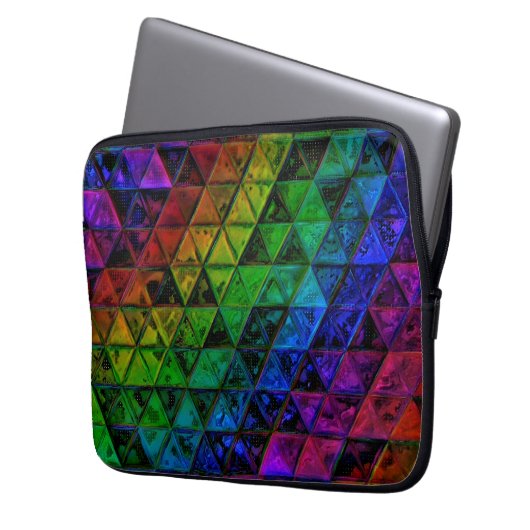 Pride Glass Laptopschutzhülle (Vorderseite Links)