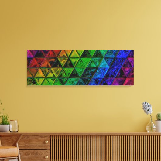 Pride Glass Leinwanddruck (Insitu (Wohnzimmer))