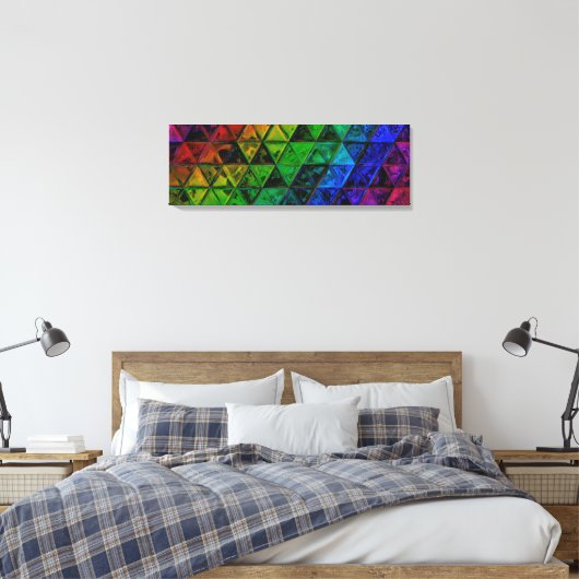Pride Glass Leinwanddruck (Insitu (Schlafzimmer))