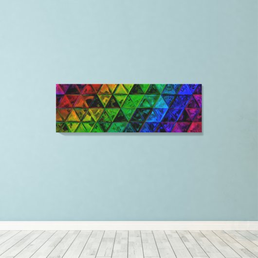 Pride Glass Leinwanddruck (Insitu (Holzboden))