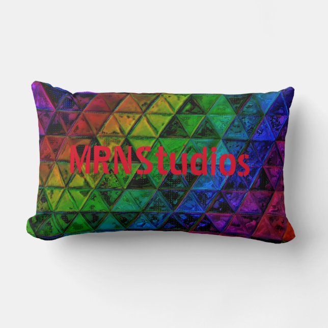 Pride Glass Lendenkissen (Vorderseite)