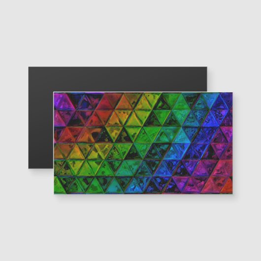 Pride Glass Magnetkarte (Vorne/Hinten)