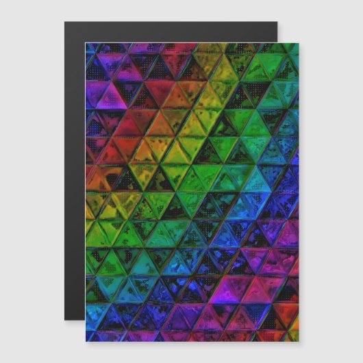 Pride Glass Magnetkarte (Vorne/Hinten)