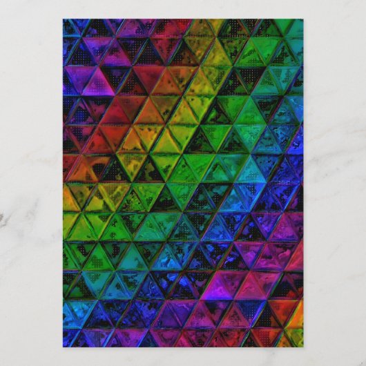 Pride Glass Menükarte (Vorderseite)